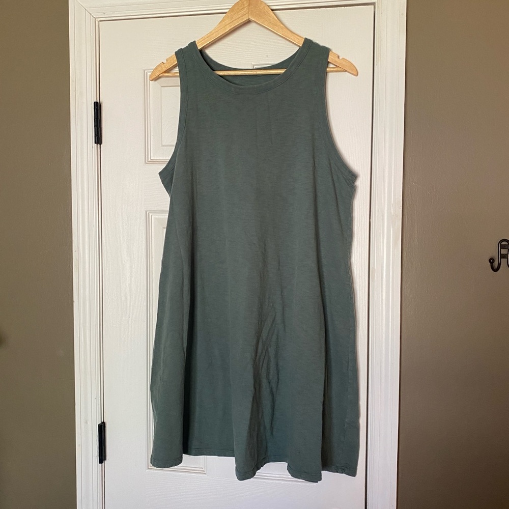 Universal Thread Sleeveless A-Line Dress in Sage Green